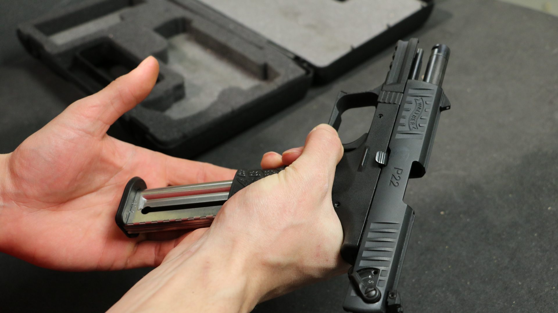 .22 pistol