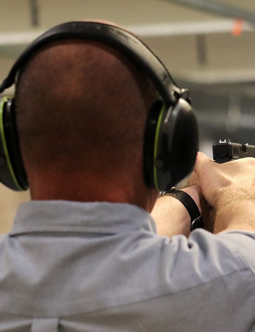 taking aim indoor firearm range