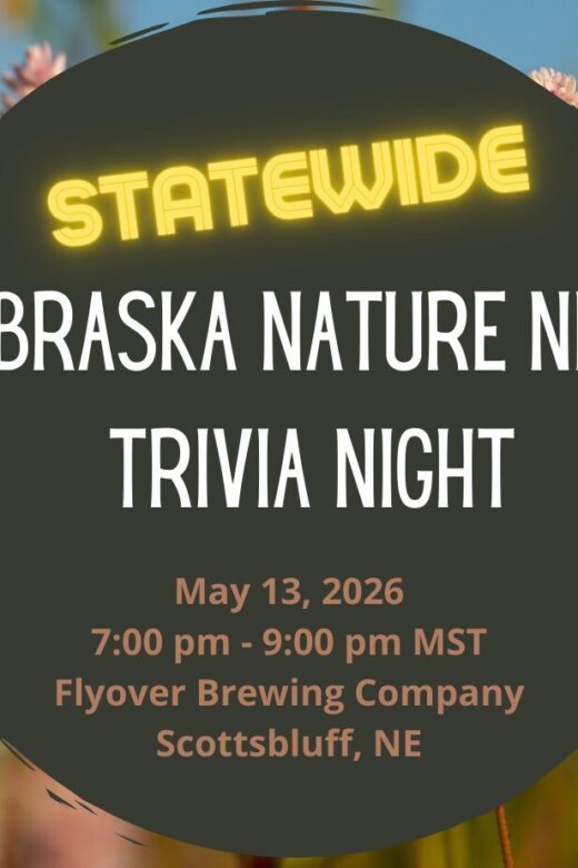 Event graphic for Nebraska Nature Nerd Night trivia.