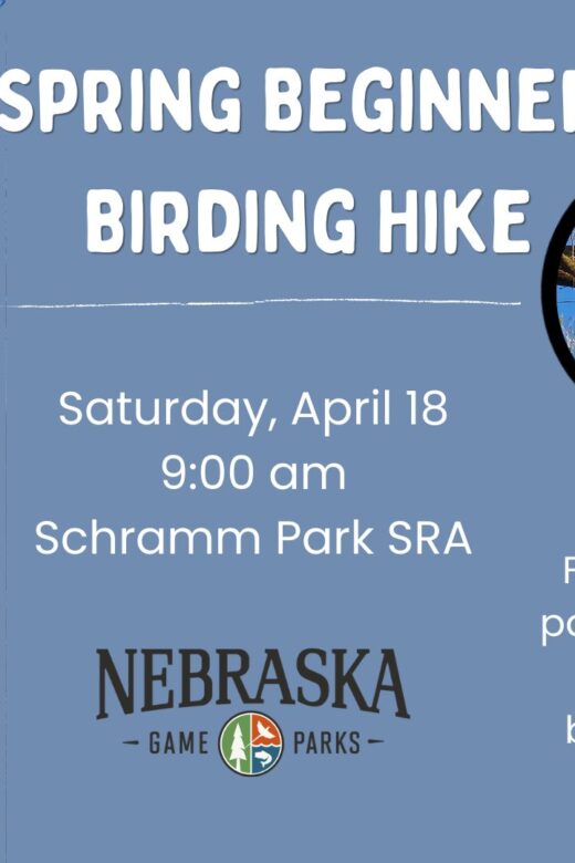 Event cover for spring beginner birding hike.
