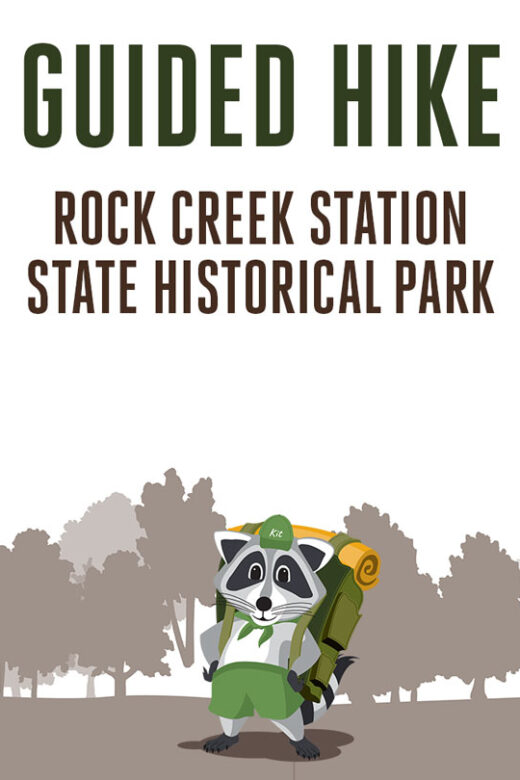 Graphic for a guided hike at Rock Creek Station.