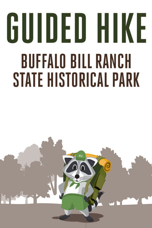 Graphic for a guided hike at Buffalo Bill Ranch.