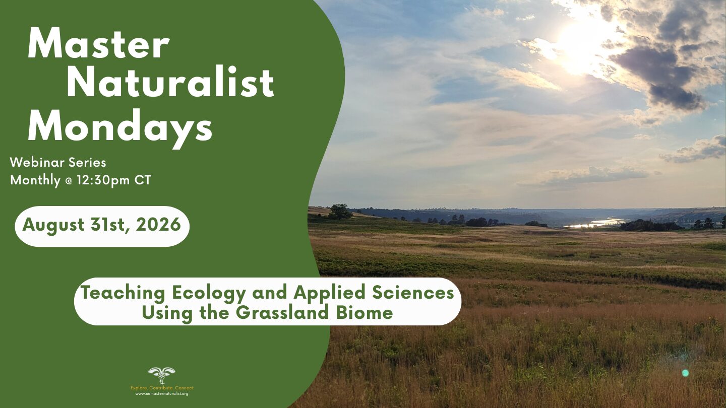 Event graphic for Master Naturalist Mondays